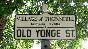 Village of Thornhill was founded in 1794