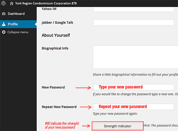 New Password