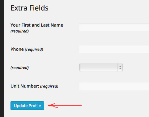 Update Profile